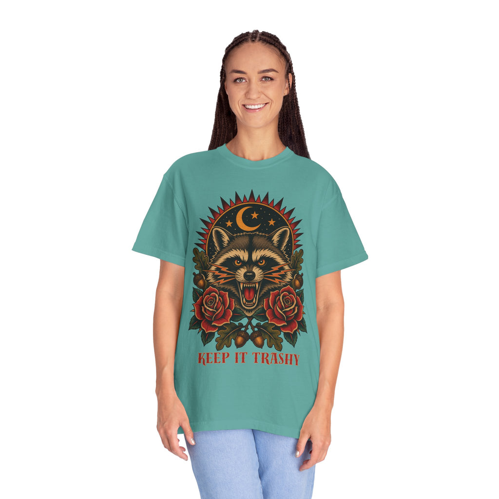 Keep It Trashy Raccoon Flash T-Shirt