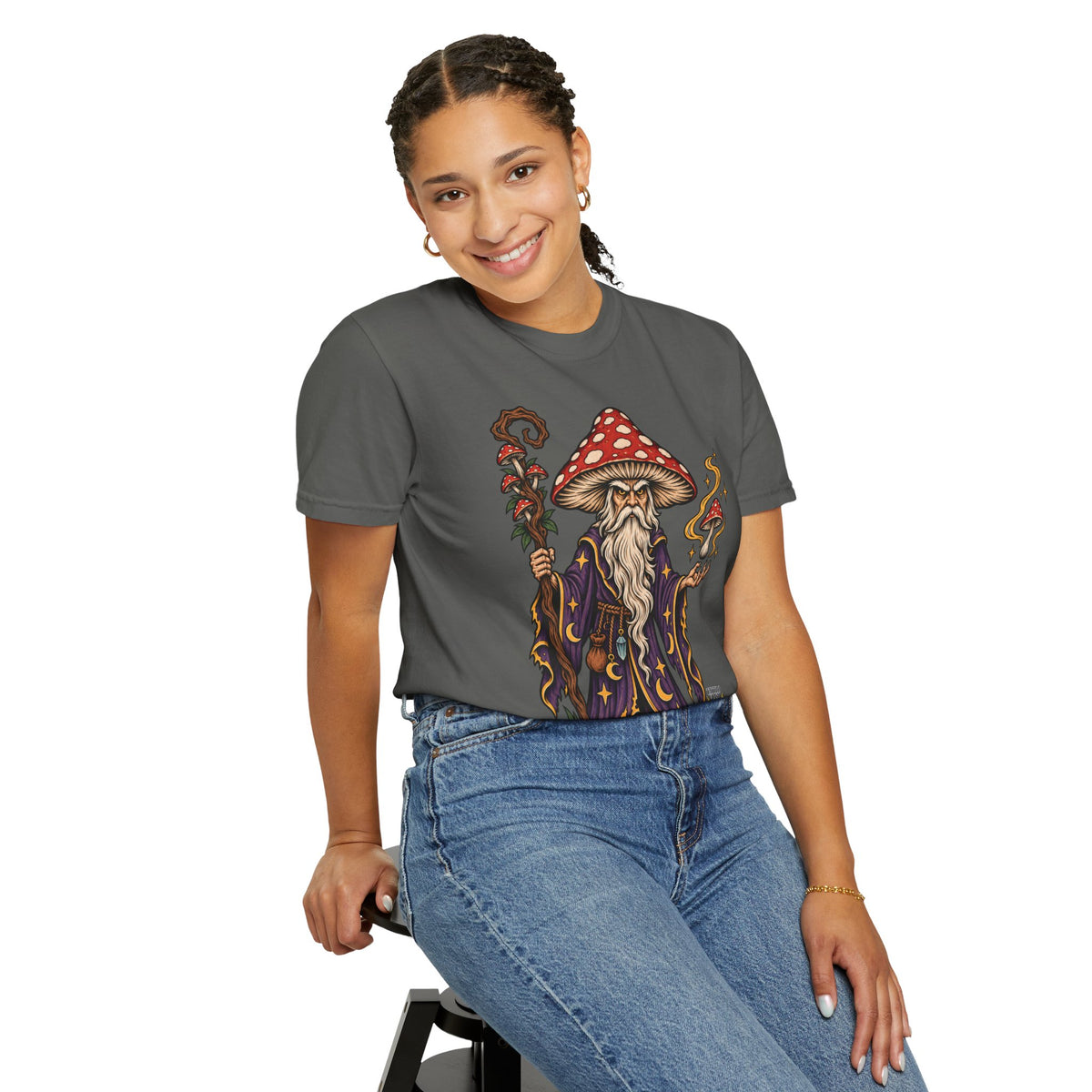Amanita Mushroom Wizard T-Shirt