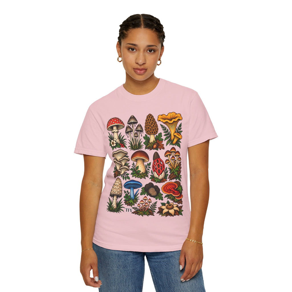 Mushroom Tattoo Flash T-Shirt