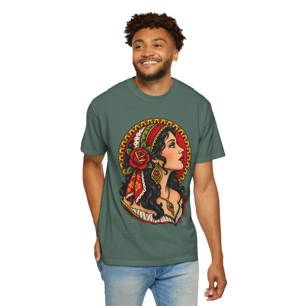 Esmeralda Gypsy Tattoo Flash T shirt