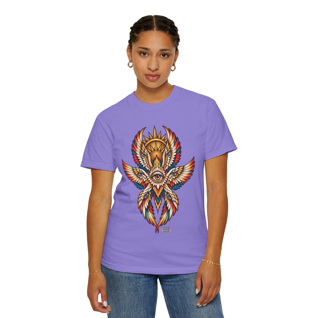 Seraphim Biblically Accurate Angel Tattoo Flash Sheet T-Shirt