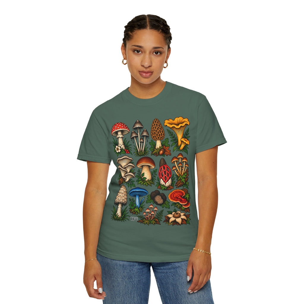 Mushroom Tattoo Flash T-Shirt