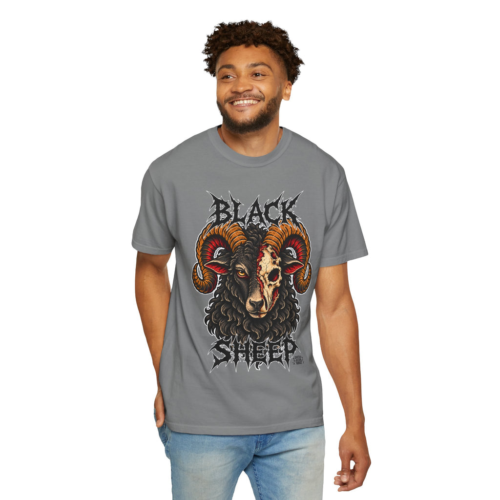Black Sheep Tattoo Flash T-Shirt