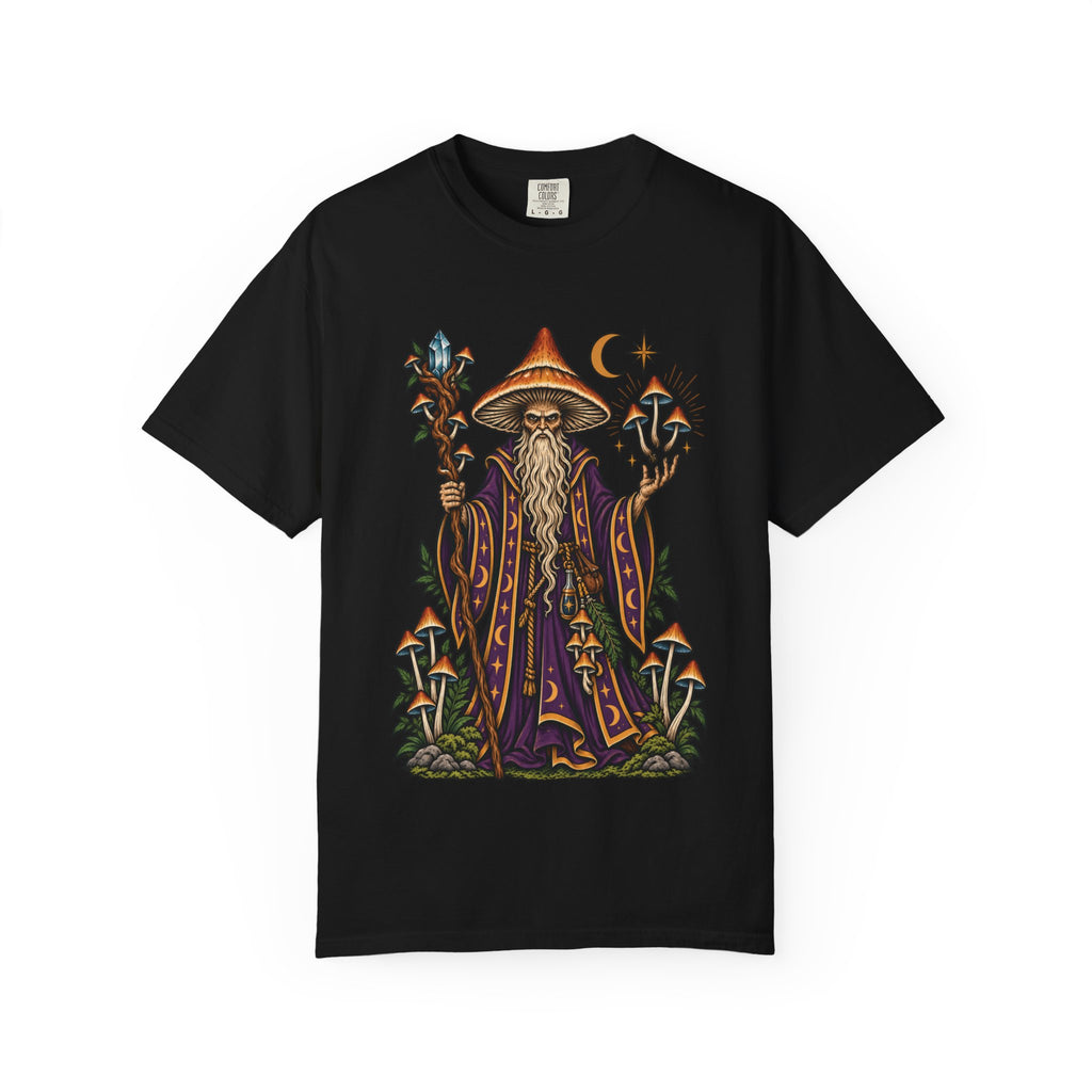 psilocybin Mushroom Wizard Tattoo Flash T-Shirt