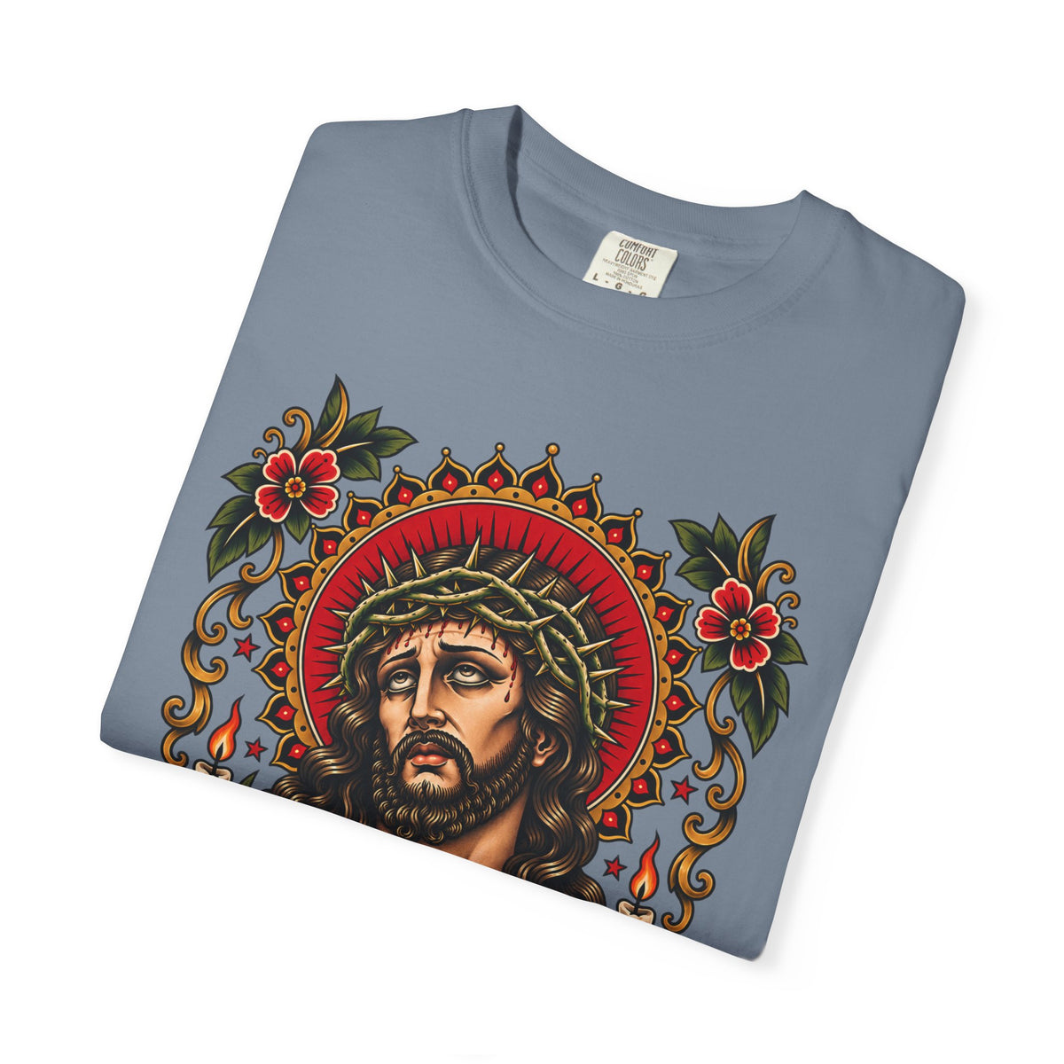 Jesus Sacred Heart Tattoo Flash T-Shirt