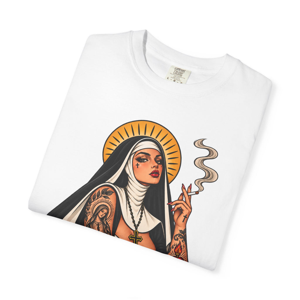 Rebel Nun Tattoo Flash T-Shirt