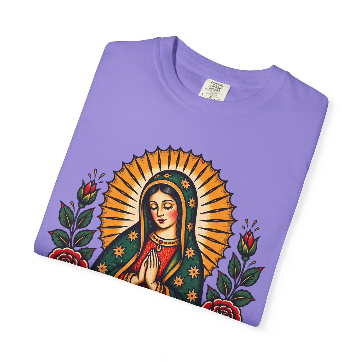 Our Lady of Guadalupe Tattoo Flash T-Shirt