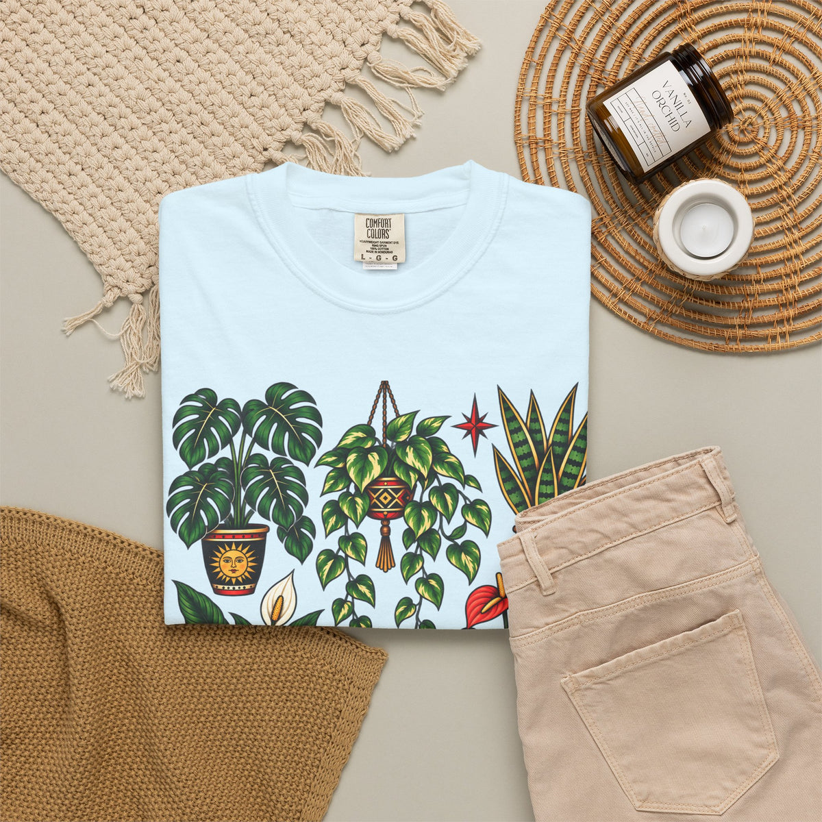 Houseplant Tattoo Flash T-Shirt