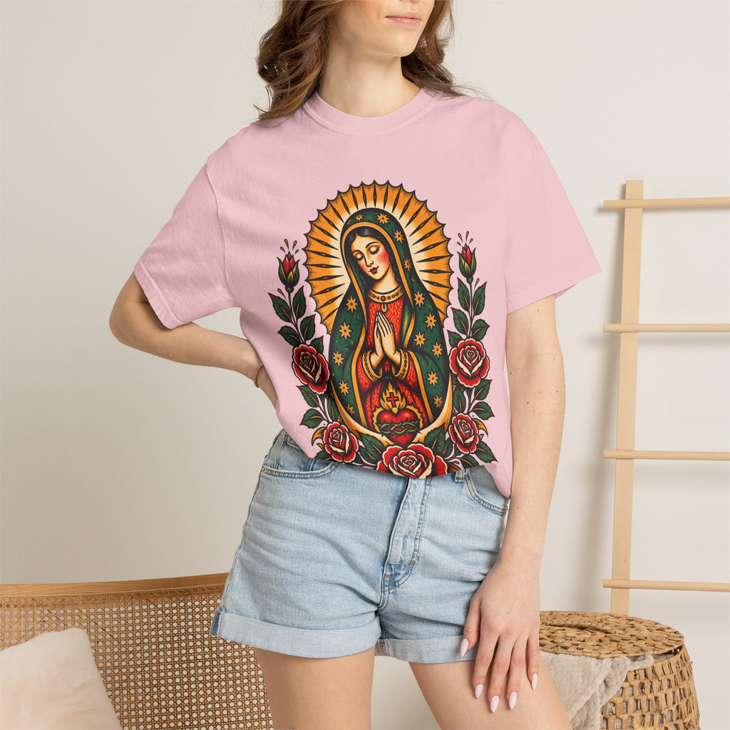 Our Lady of Guadalupe Tattoo Flash T-Shirt