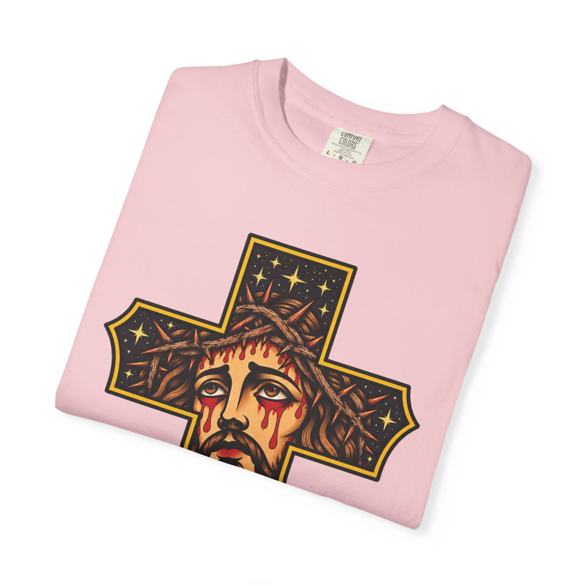 Matthew 11:28 Jesus Cross Tattoo Flash T-Shirt