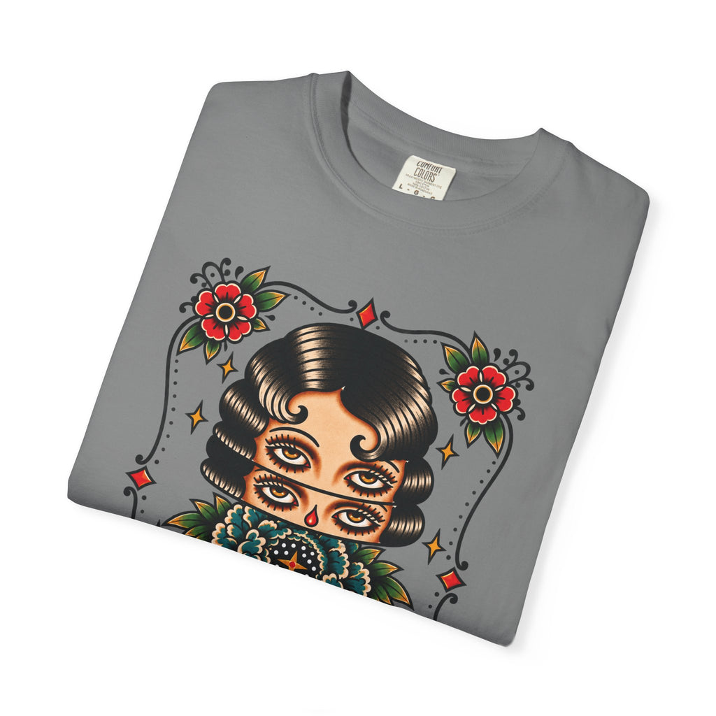 Floral Surrealism Tattoo Flash Sheet T-Shirt