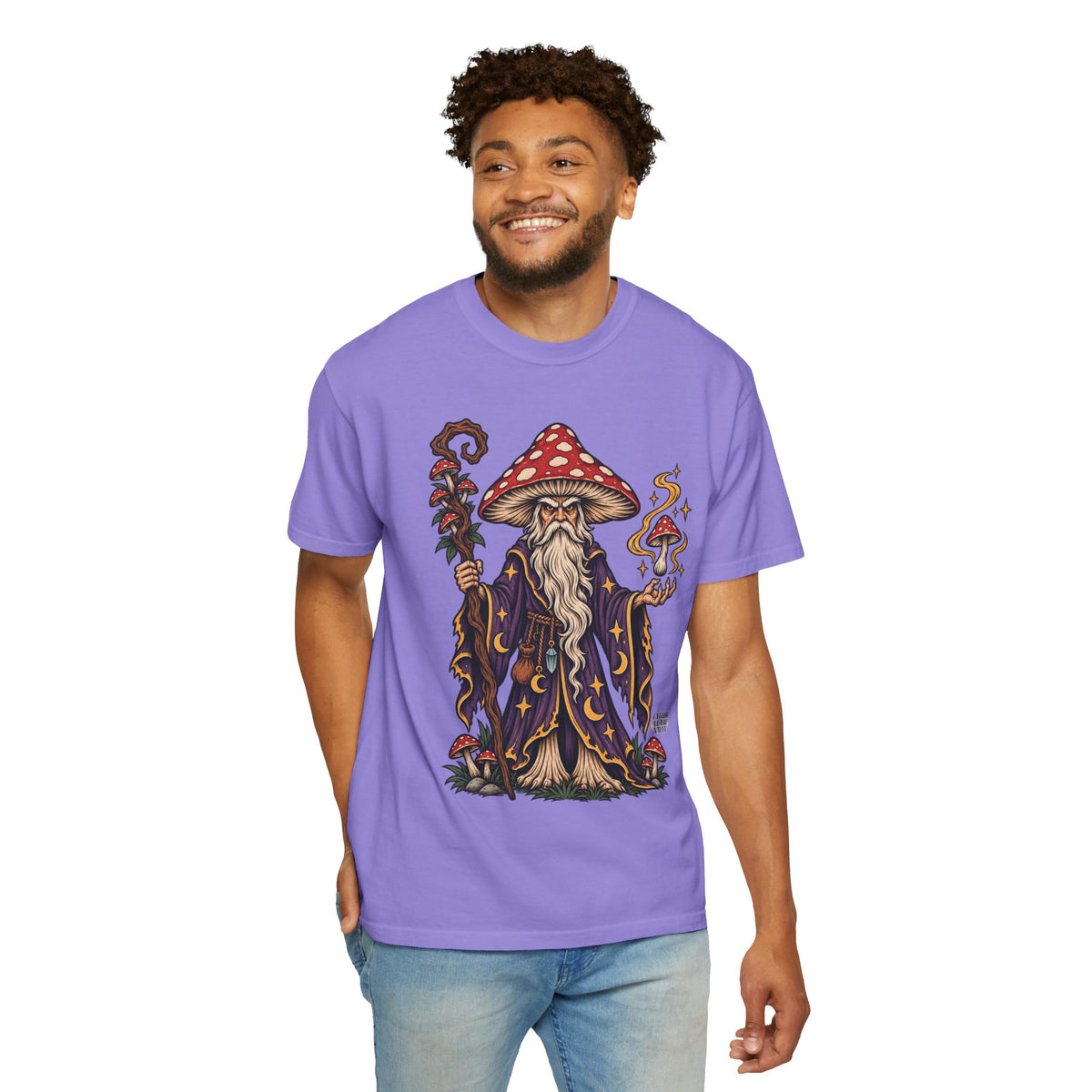 Amanita Mushroom Wizard T-Shirt
