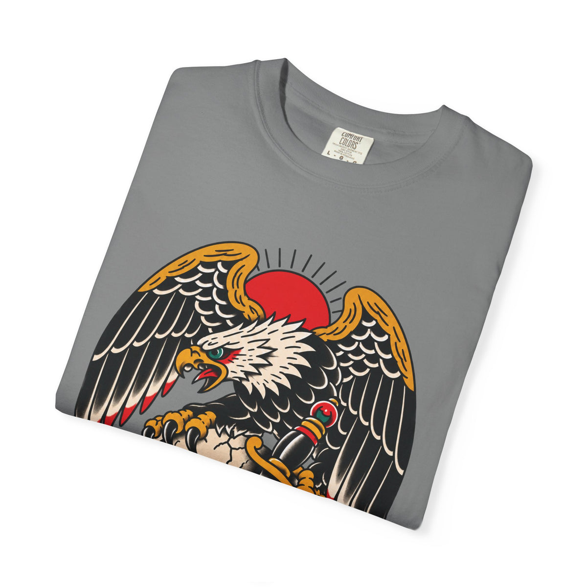 American Traditional Eagle & Skull Tattoo Flash T-Shirt
