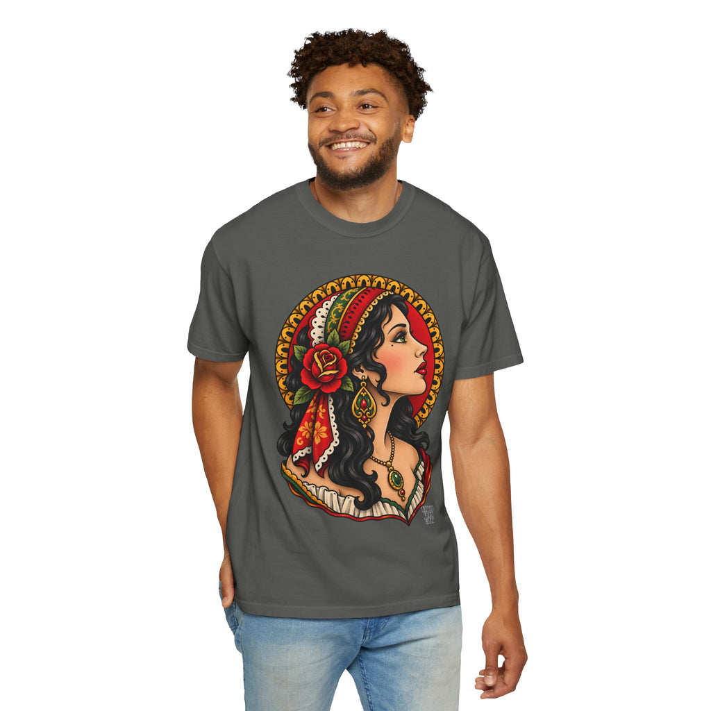 Esmeralda Gypsy Tattoo Flash T shirt