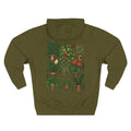 House Plant Tattoo Flash Pullover Hoodie (Back Design)