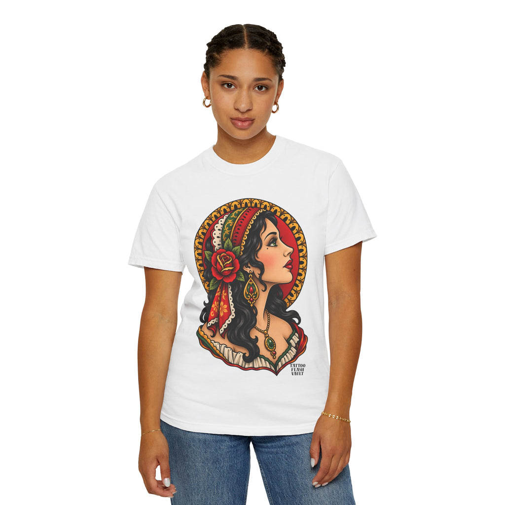 Esmeralda Gypsy Tattoo Flash T shirt