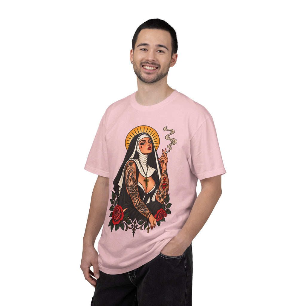 Rebel Nun Tattoo Flash T-Shirt