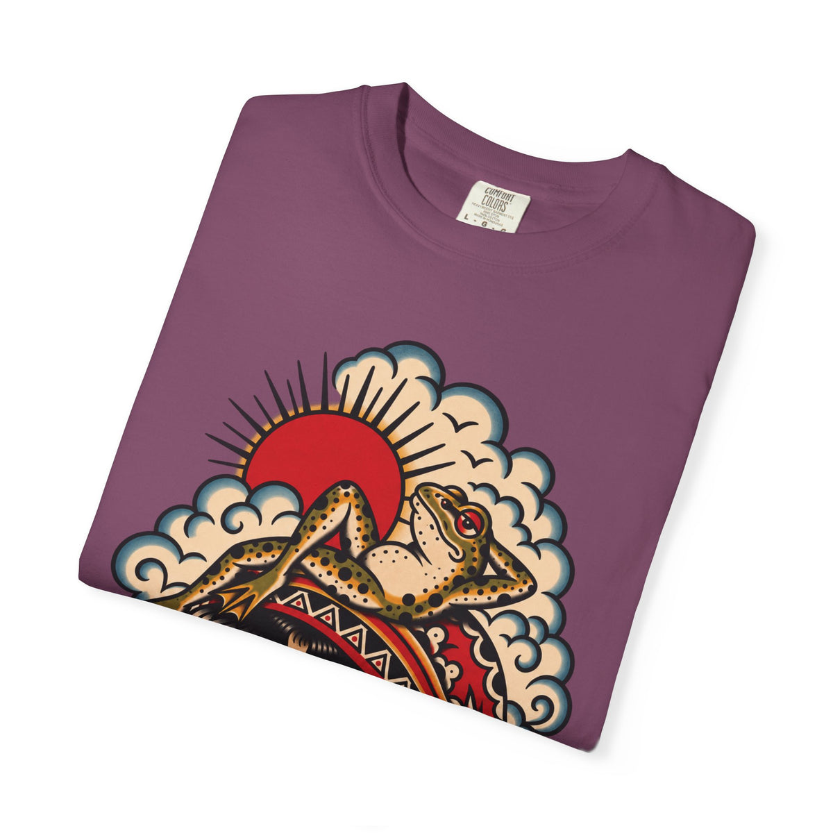 Frog & Lady of The Lake Tattoo Flash T-Shirt