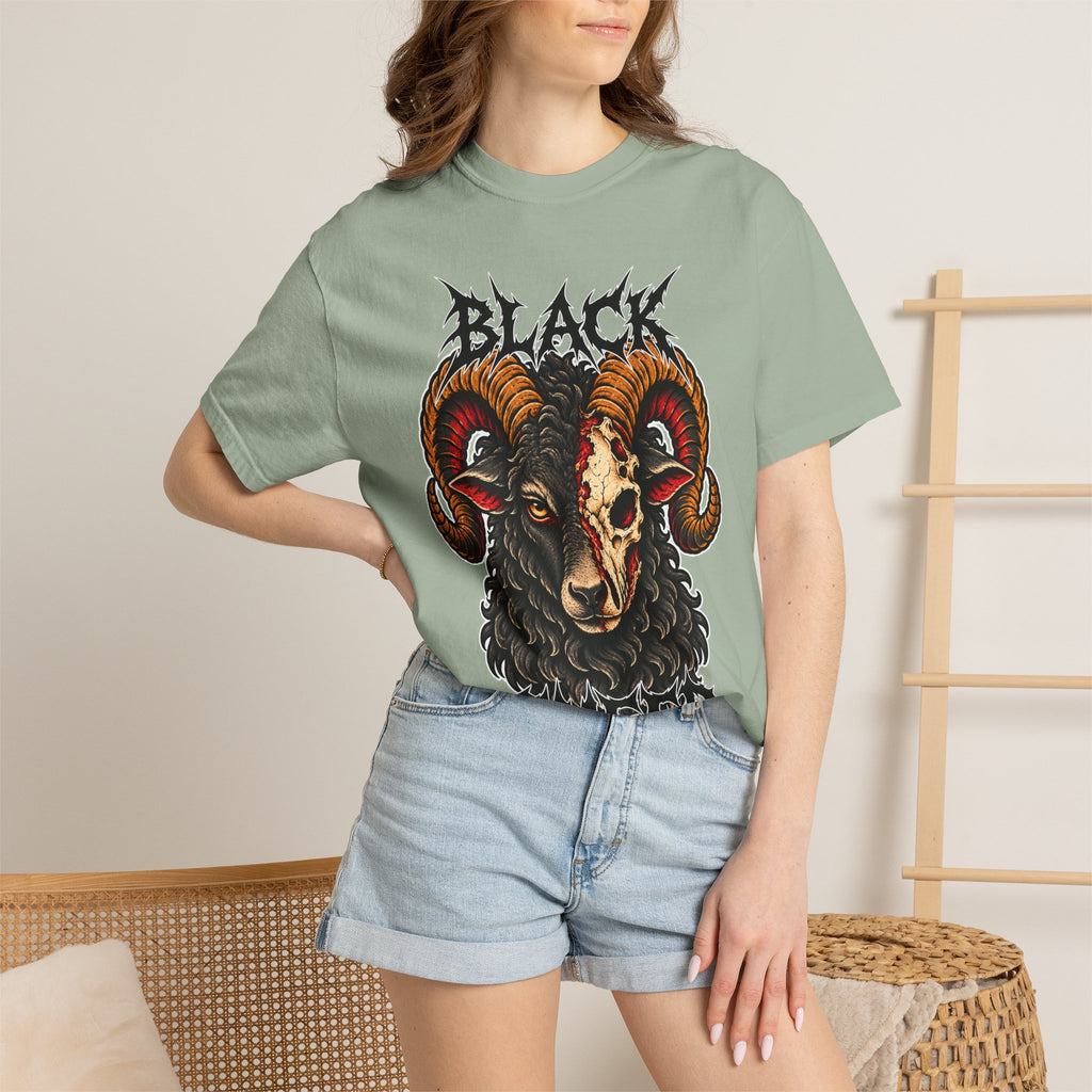 Black Sheep Tattoo Flash T-Shirt