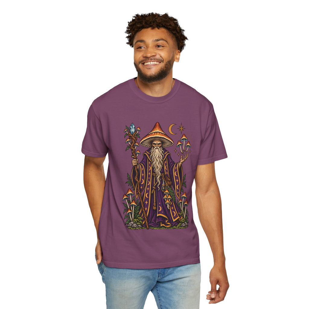 psilocybin Mushroom Wizard Tattoo Flash T-Shirt