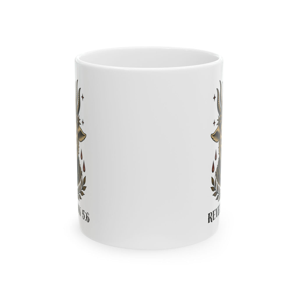 Revelation 5:6 Sacrificial Lamb Ceramic Coffee Mug