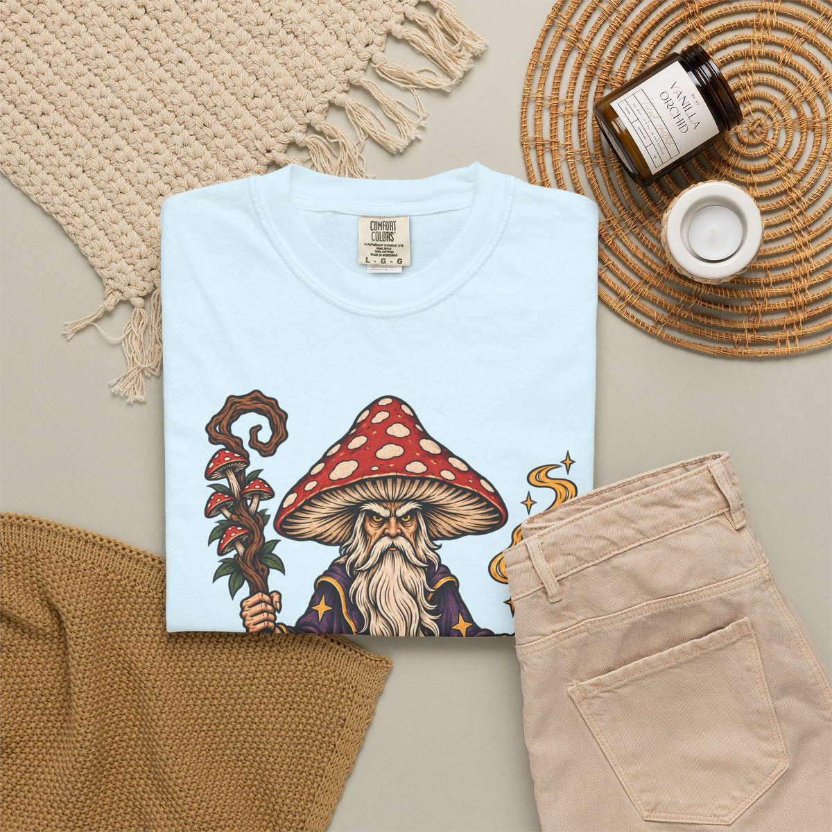 Amanita Mushroom Wizard T-Shirt