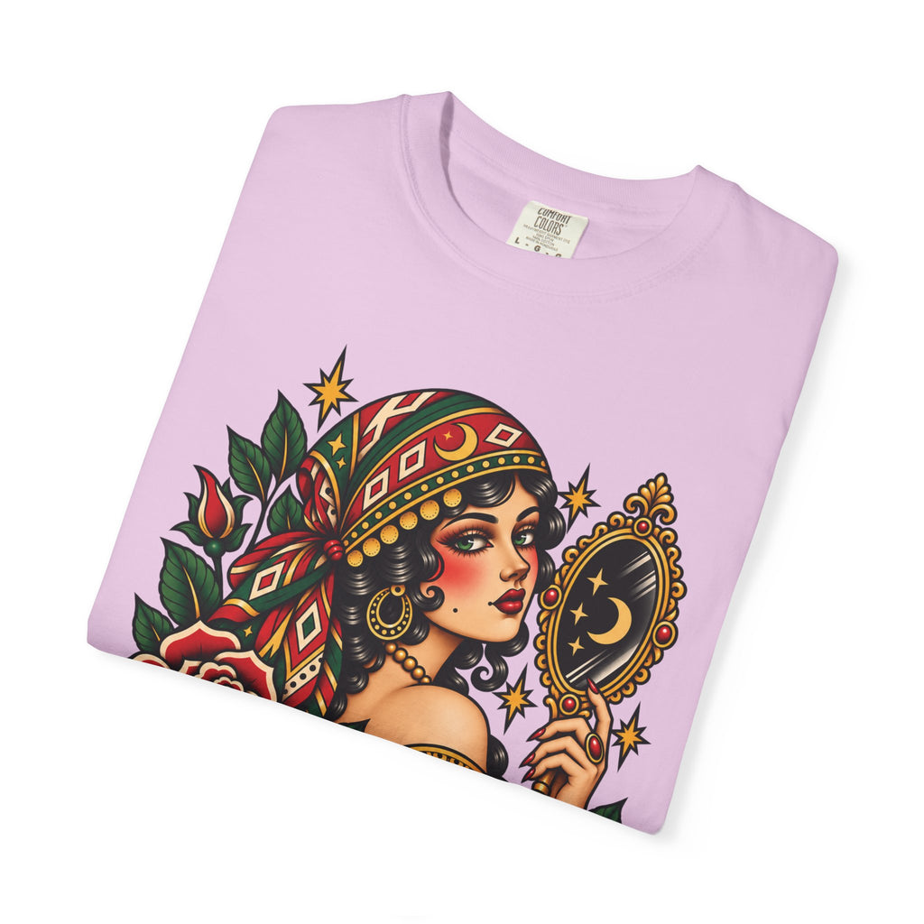 Love Yourself First Gypsy Woman Tattoo Flash Sheet T-Shirt