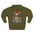 American Traditional Eagle & Skull Tattoo Flash Pullover Hoodie