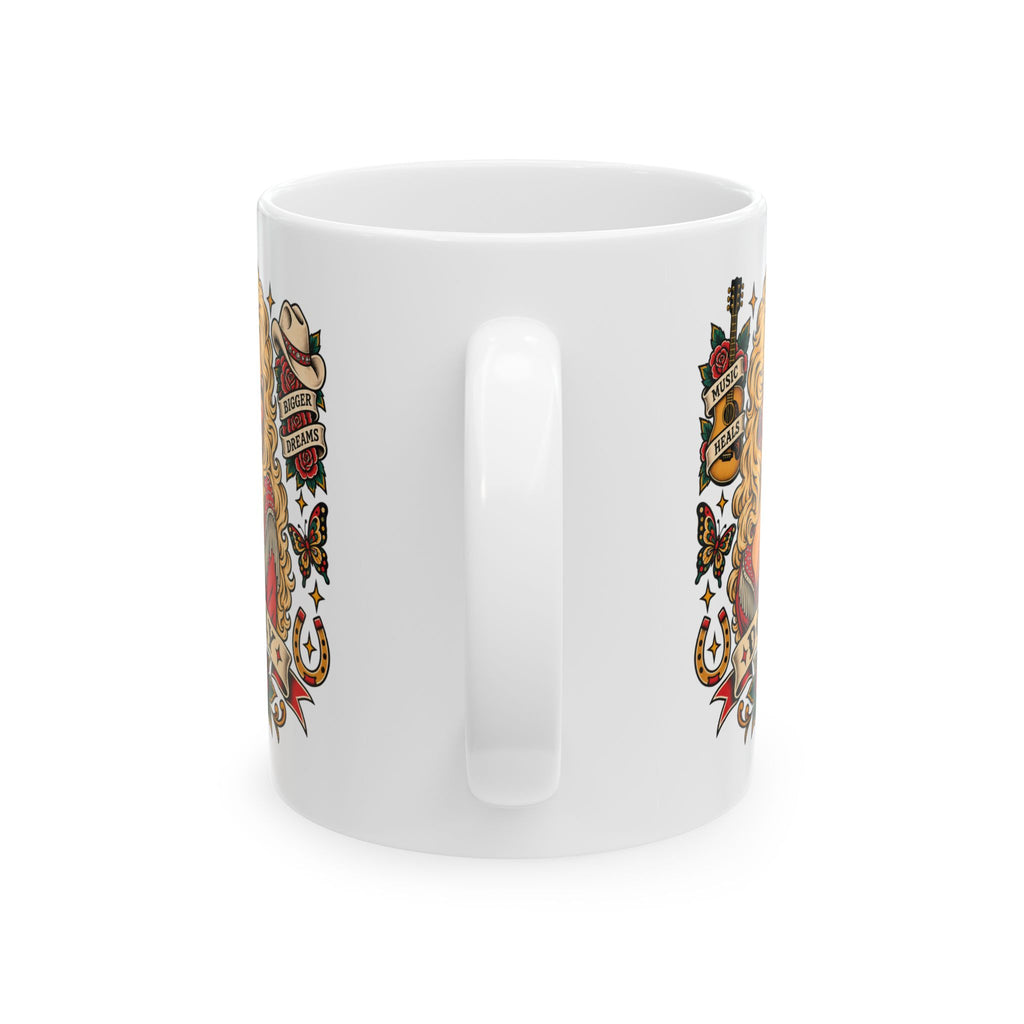 Dolly Tattoo Flash Coffee Mug (11oz & 15oz)
