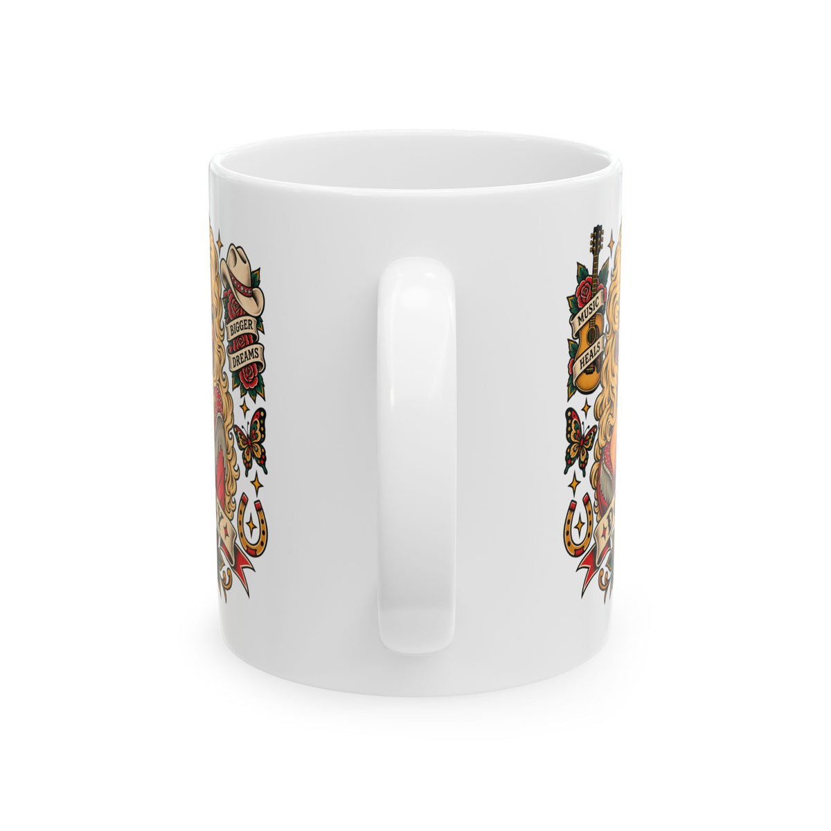Dolly Tattoo Flash Coffee Mug (11oz & 15oz)