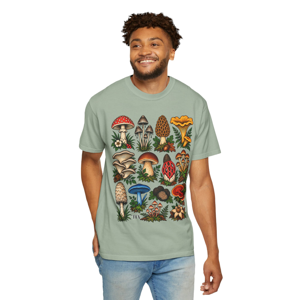 Mushroom Tattoo Flash T-Shirt