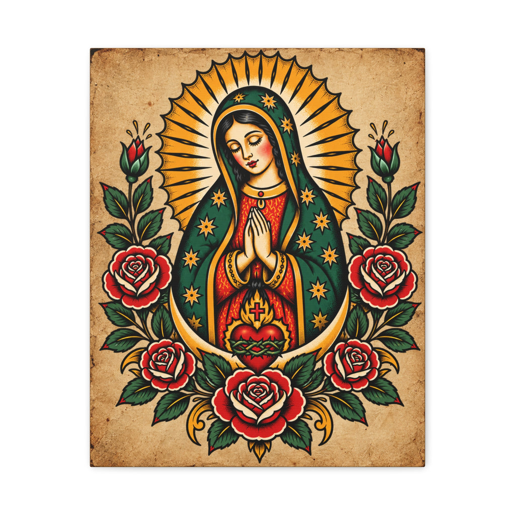 Our Lady of Guadalupe Tattoo Flash Wall Art