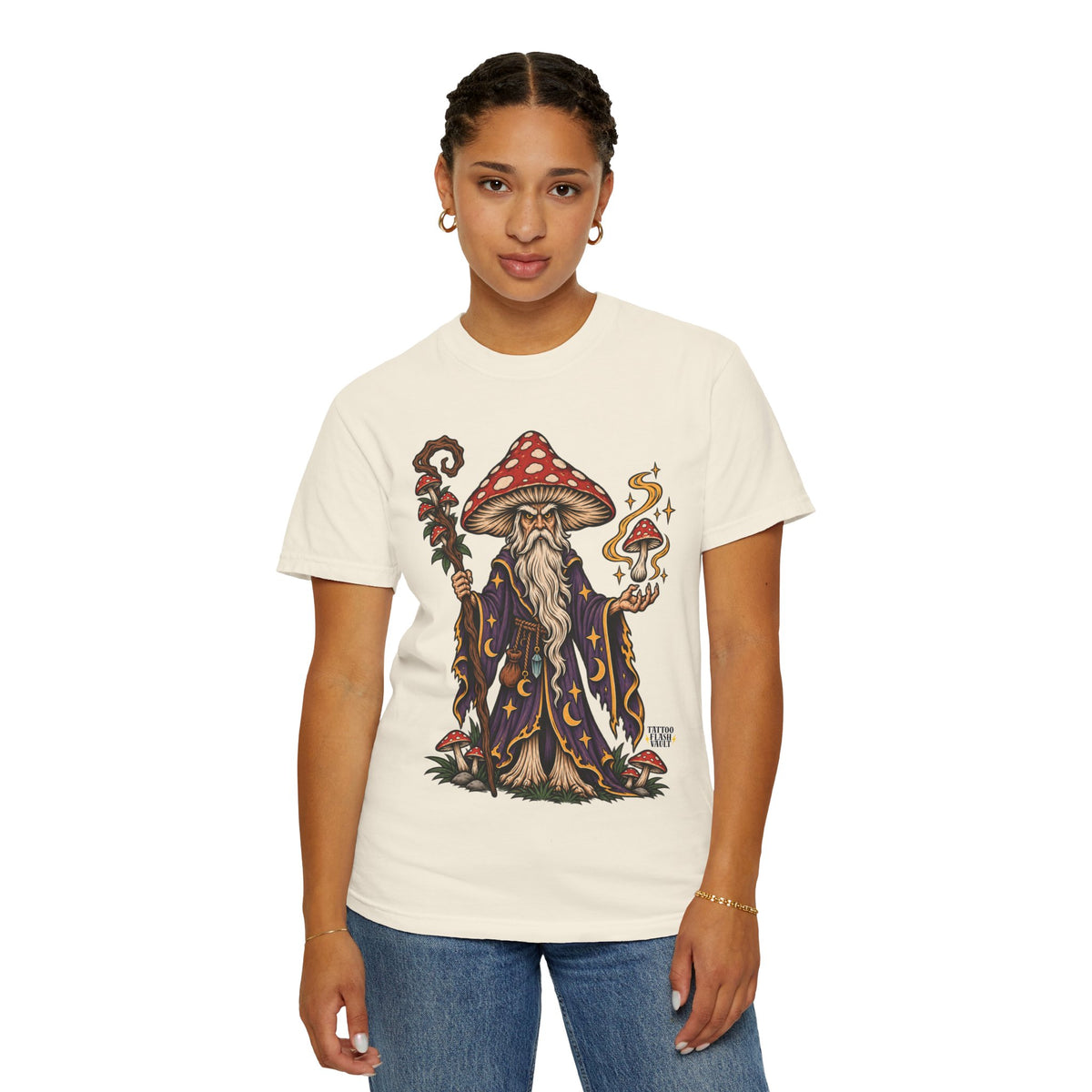 Amanita Mushroom Wizard T-Shirt