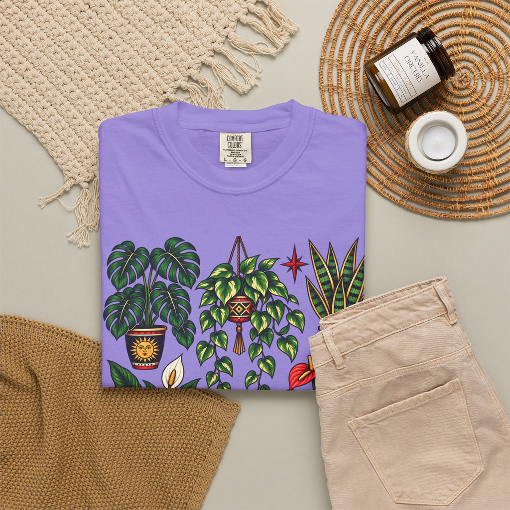Houseplant Tattoo Flash T-Shirt