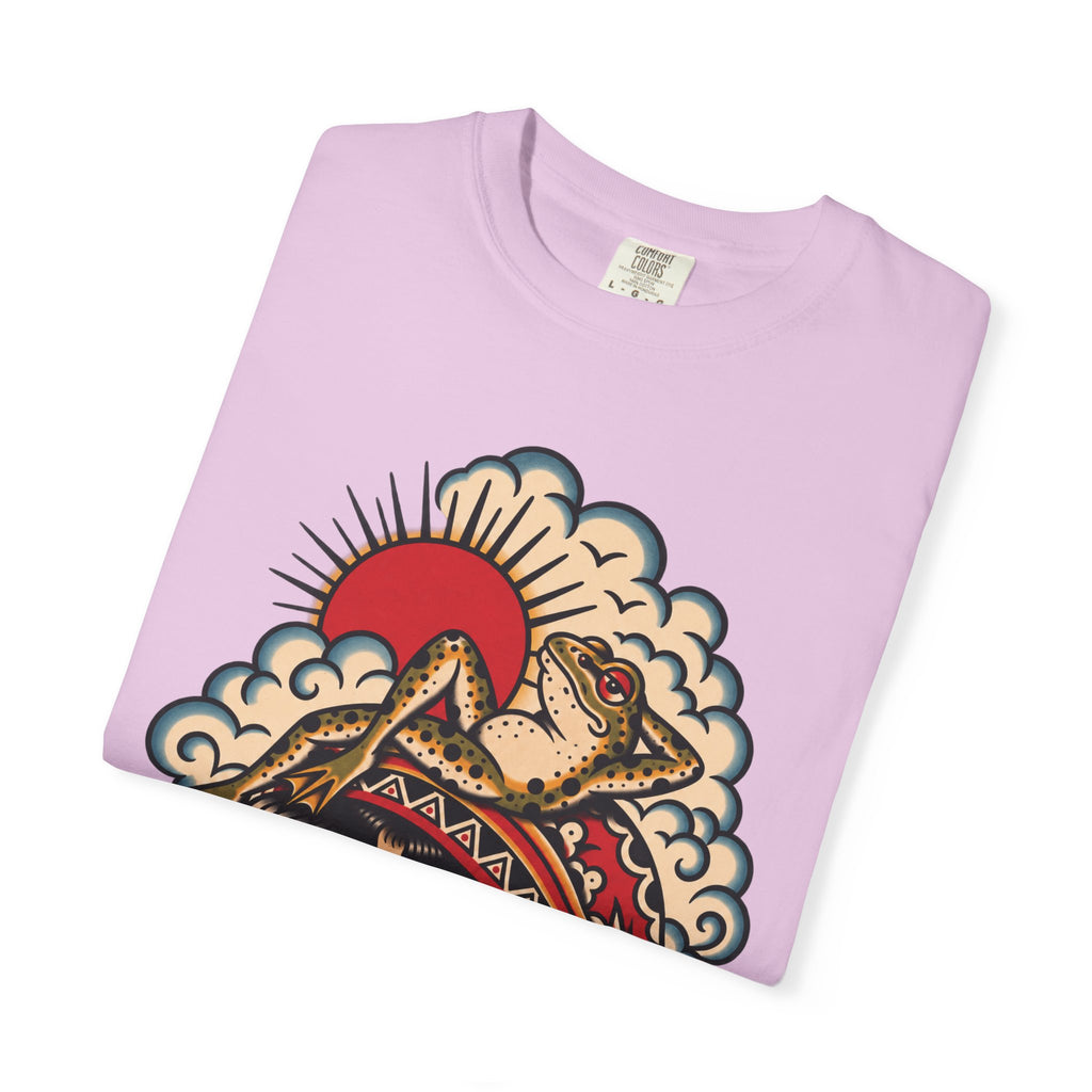 Frog & Lady of The Lake Tattoo Flash T-Shirt