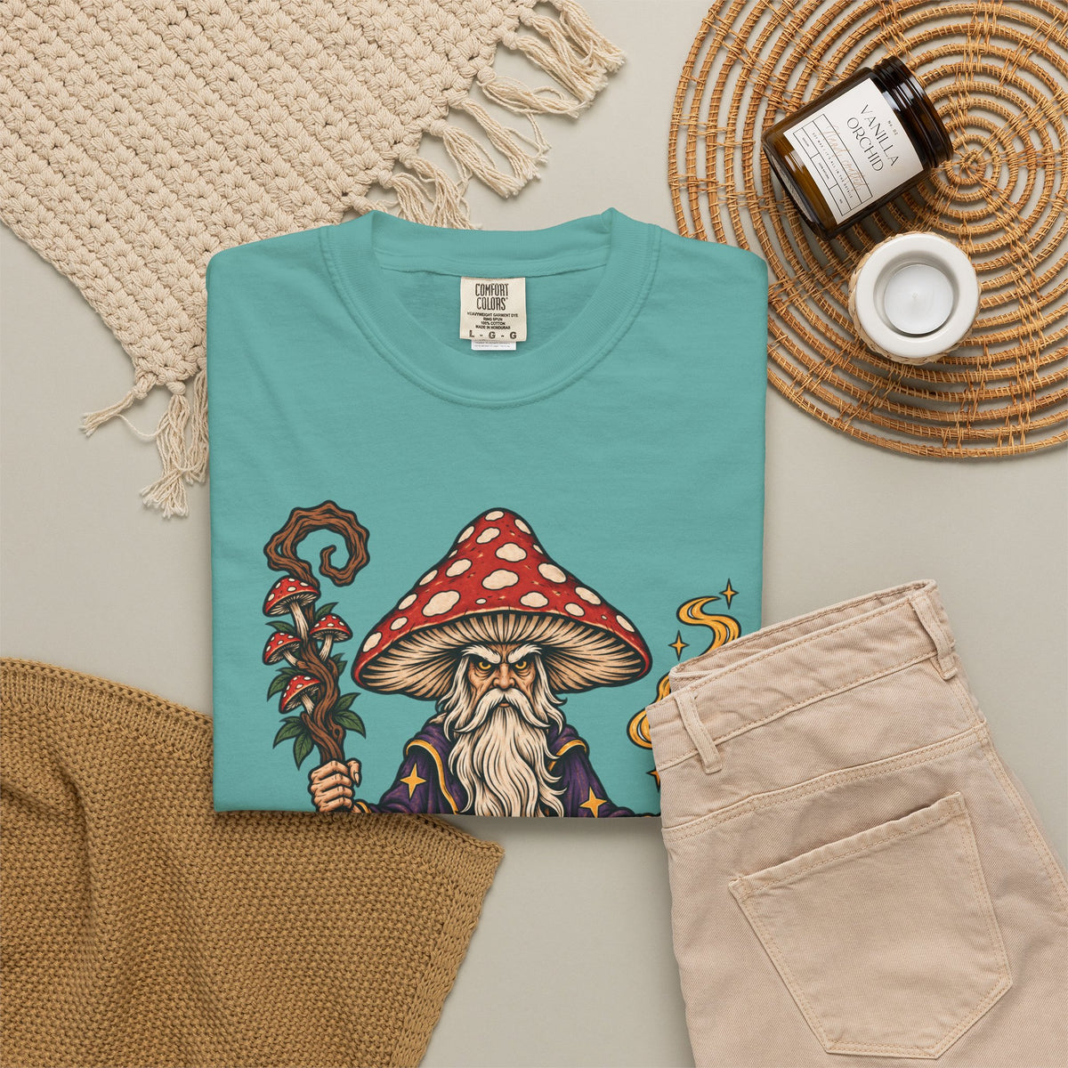 Amanita Mushroom Wizard T-Shirt