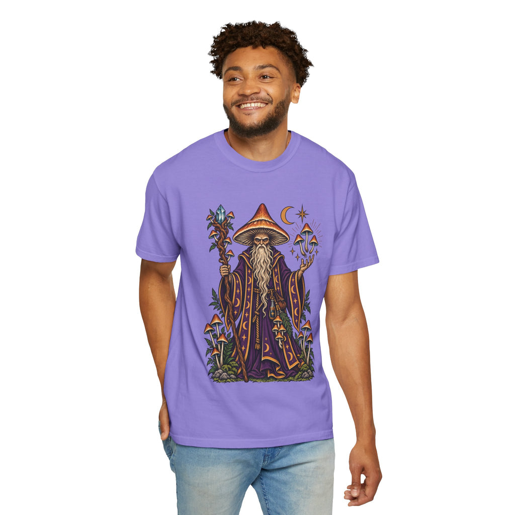 psilocybin Mushroom Wizard Tattoo Flash T-Shirt