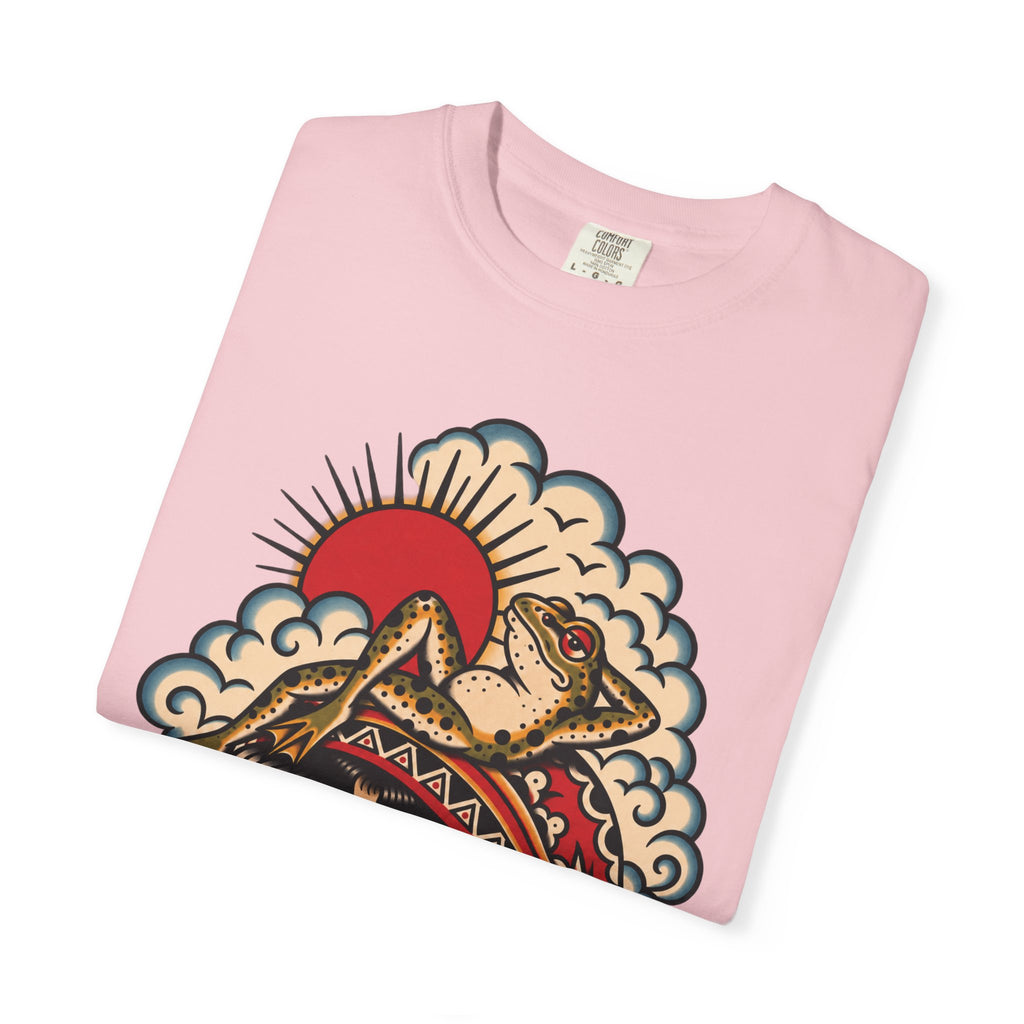 Frog & Lady of The Lake Tattoo Flash T-Shirt