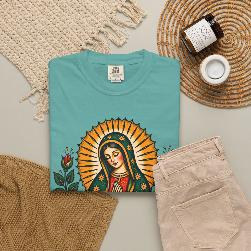 Our Lady of Guadalupe Tattoo Flash T-Shirt