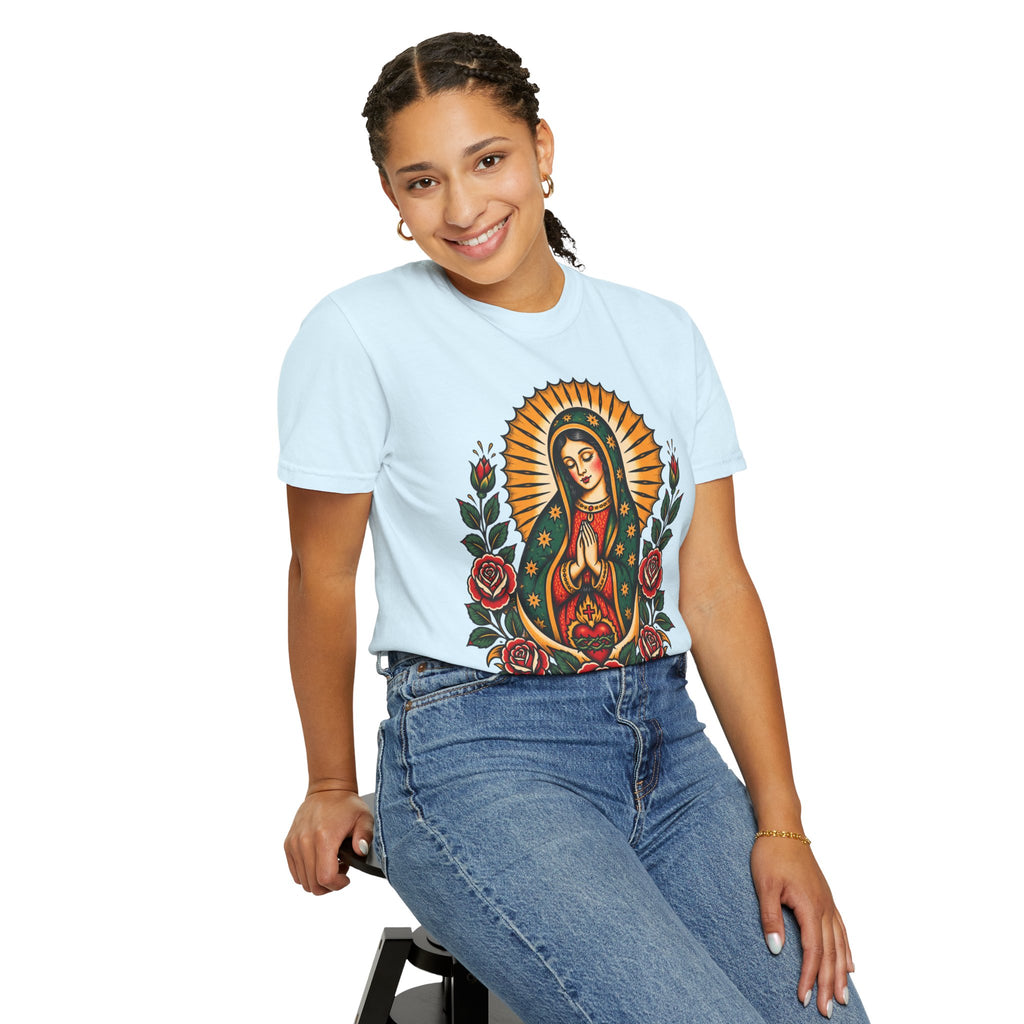 Our Lady of Guadalupe Tattoo Flash T-Shirt