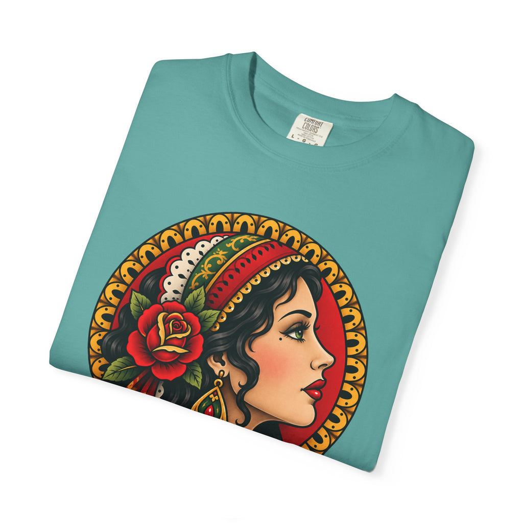 Esmeralda Gypsy Tattoo Flash T shirt