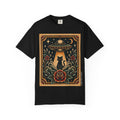 UFO & Black Cat Tattoo Flash Sheet T-Shirt