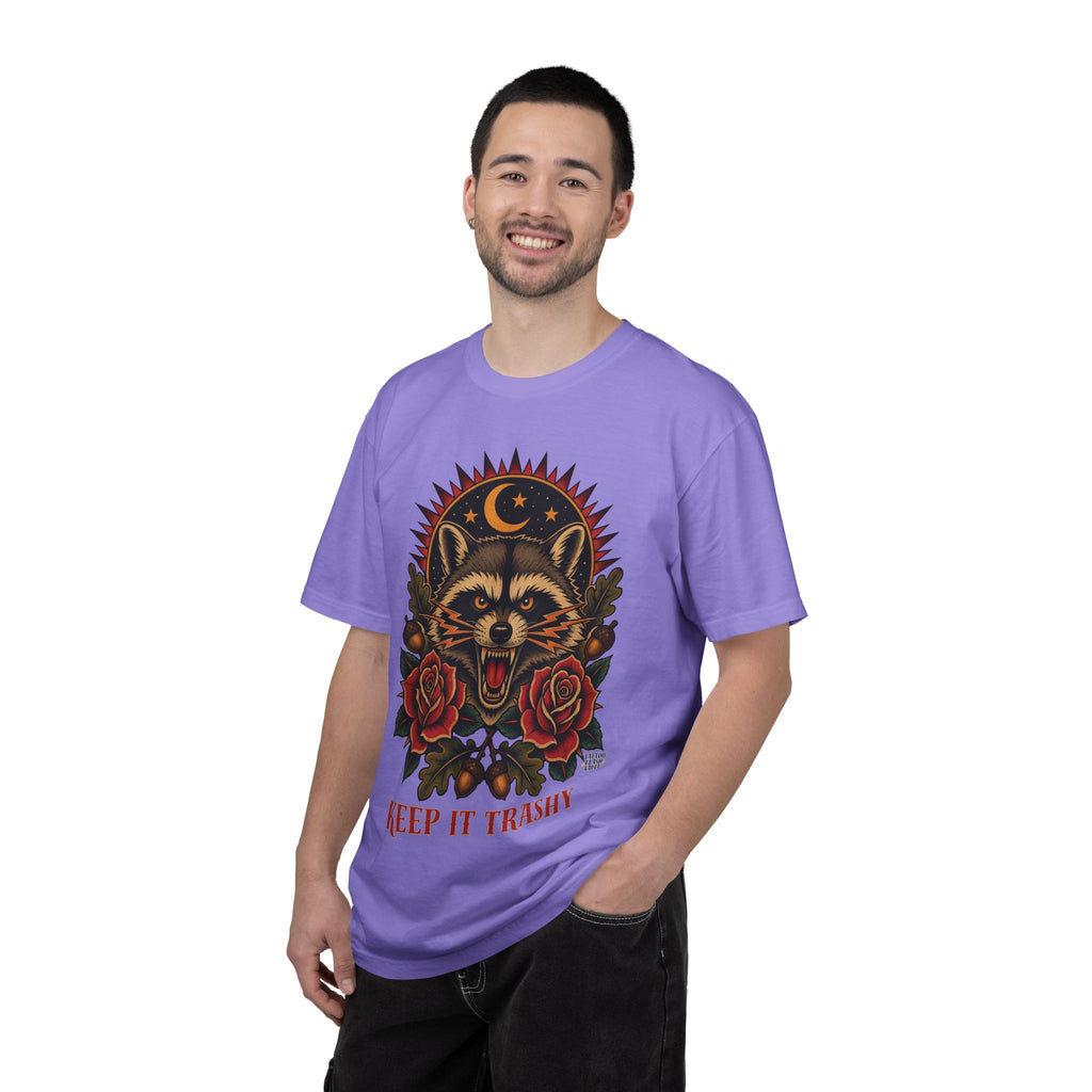 Keep It Trashy Raccoon Tattoo Flash T-Shirt