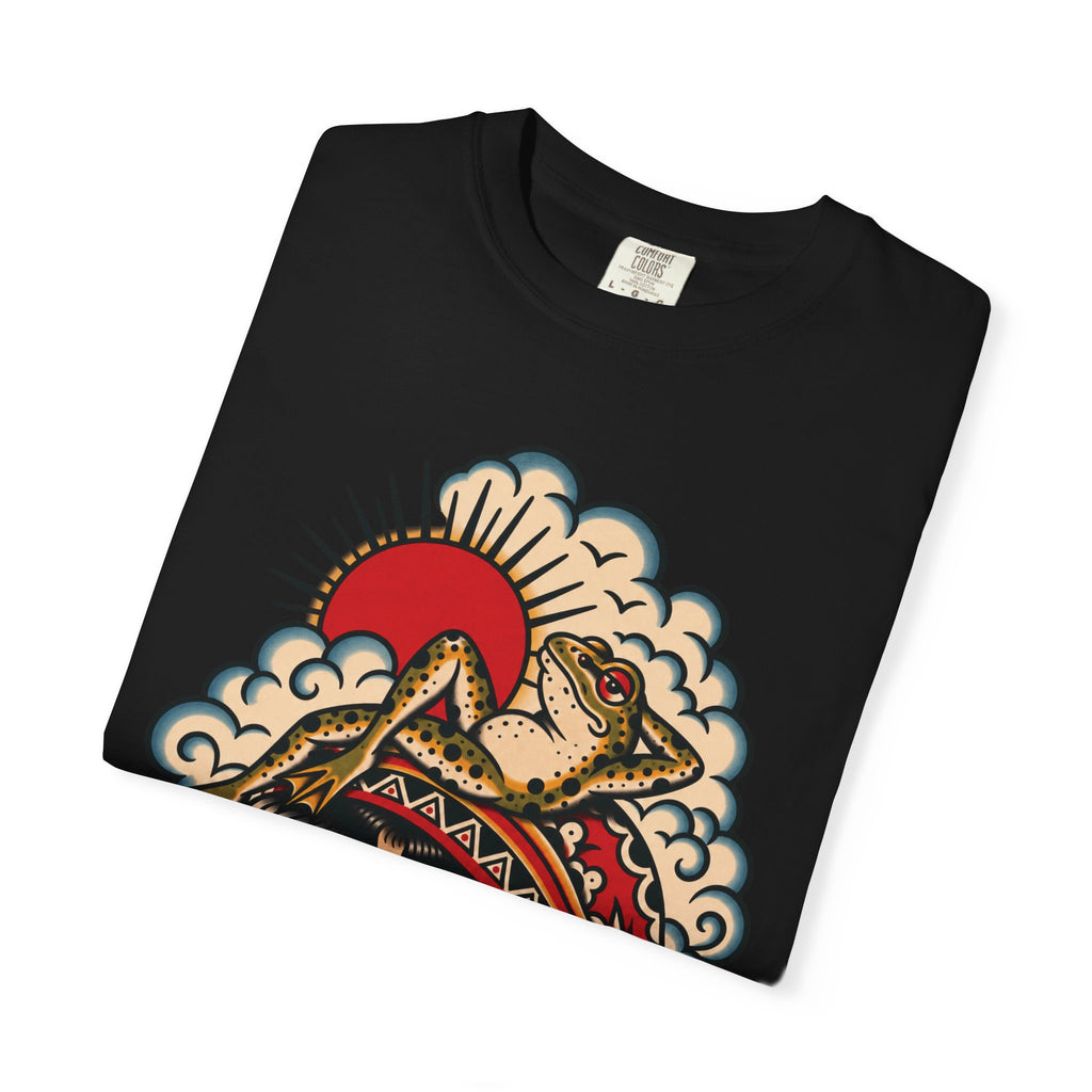 Frog & Lady of The Lake Tattoo Flash T-Shirt
