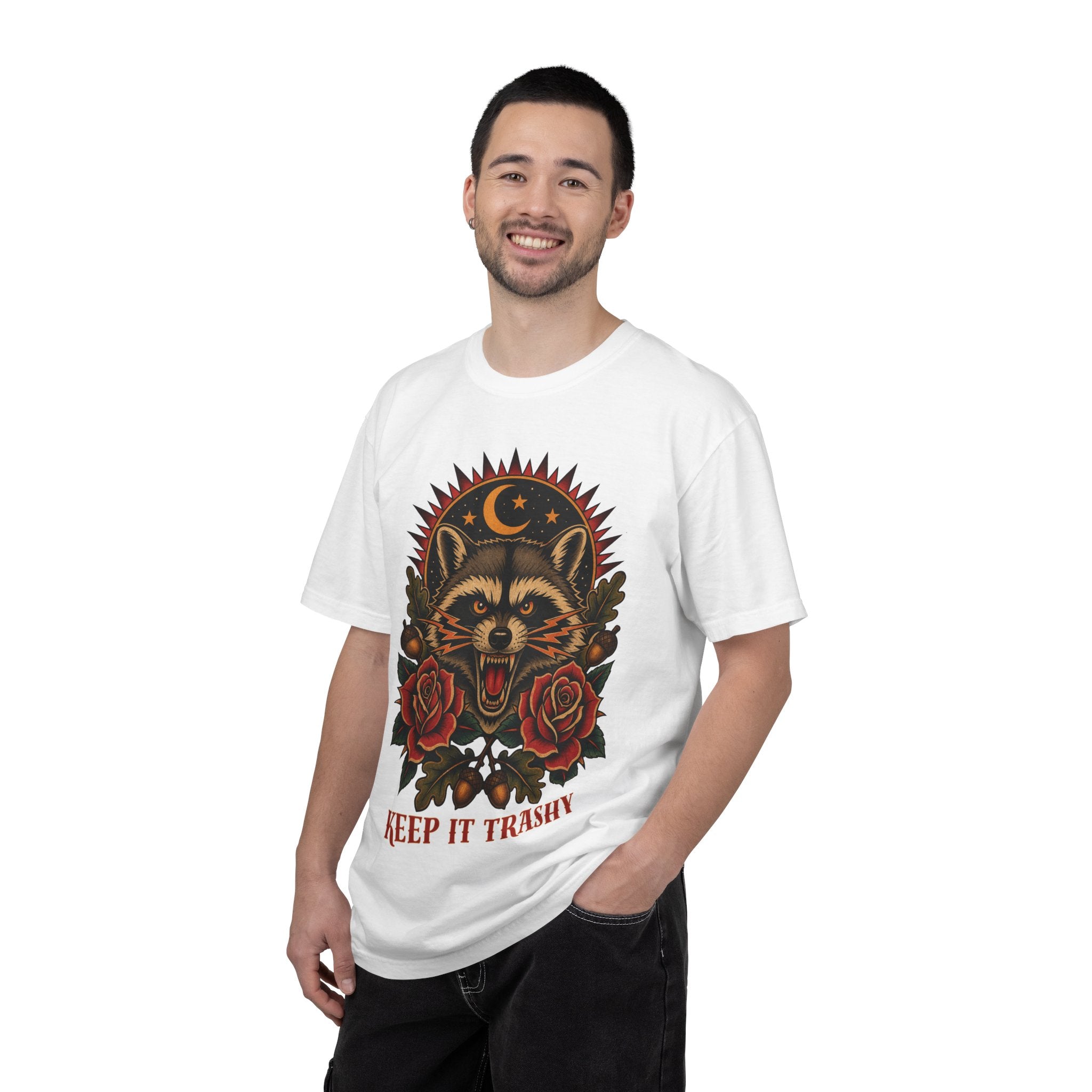 Keep It Trashy Raccoon Flash T-Shirt