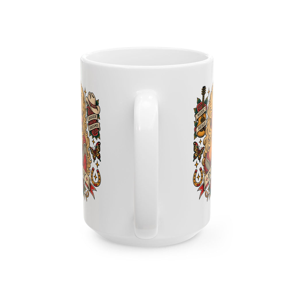Dolly Tattoo Flash Coffee Mug (11oz & 15oz)