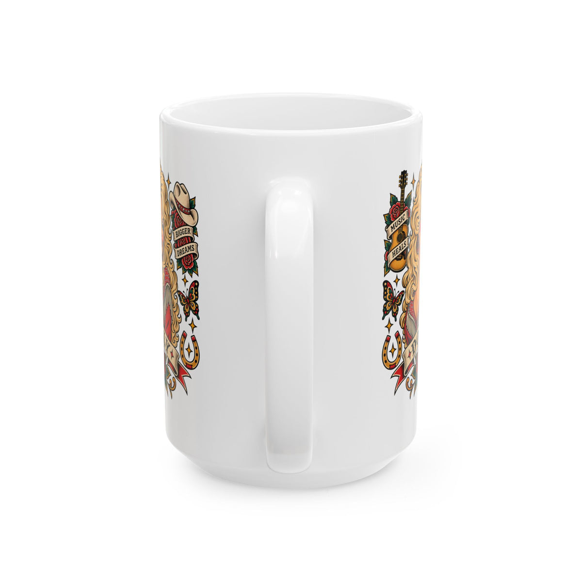 Dolly Tattoo Flash Coffee Mug (11oz & 15oz)