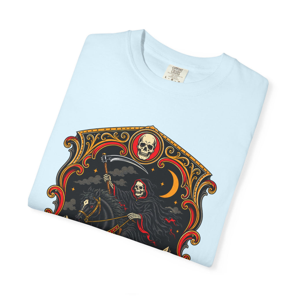 Grim Reaper Horseman Tattoo Flash T-Shirt