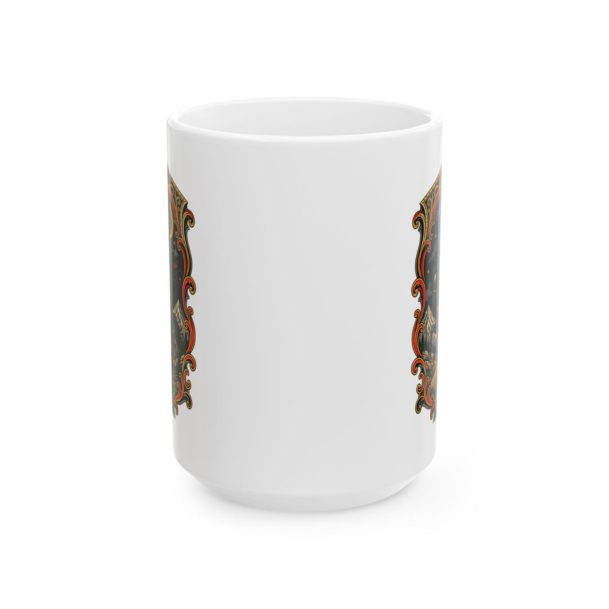 Grim Rider Tattoo Flash Coffee Mug (11oz & 15oz)
