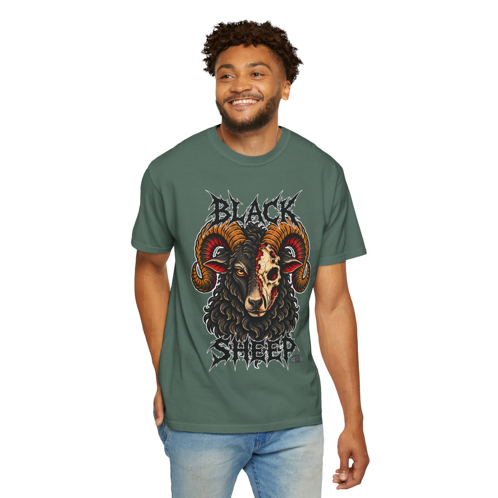 Black Sheep Tattoo Flash T-Shirt